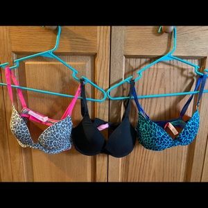 3 - 32B Victoria Secret Pink Bras